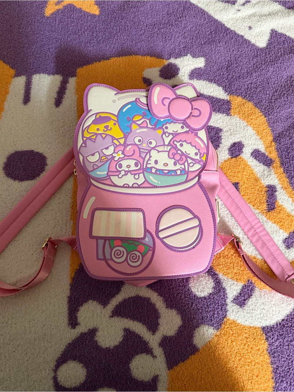 Loungefly Sanrio Hello Kitty And Friends Bubblegum Machine Pink Backpack